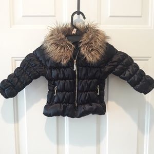 Juicy couture 12 month fur lined jacket